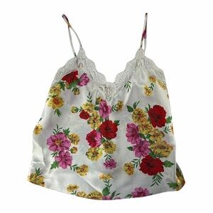 Vintage Y2K  Women’s Victoria Secret Floral Silky Floral Cami In Size Small
